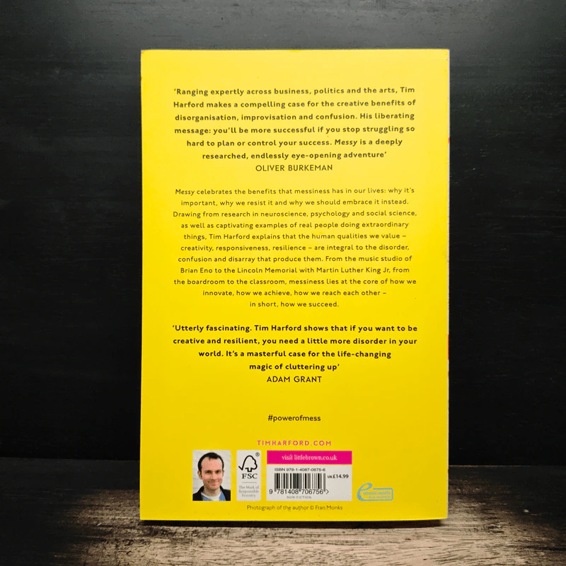 Messy How to Be Creative and Resilient in a Tidy-Minded World - Tim Harford รูปที่ 2