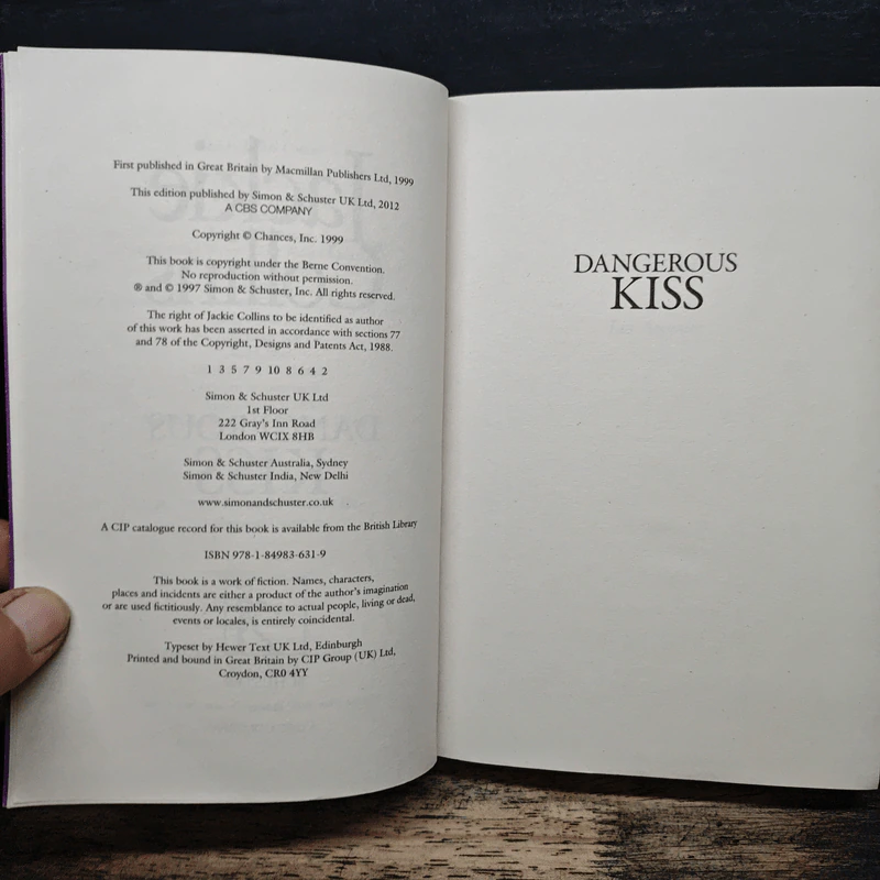 Dangerous Kiss - Jackie Collins รูปที่ 6