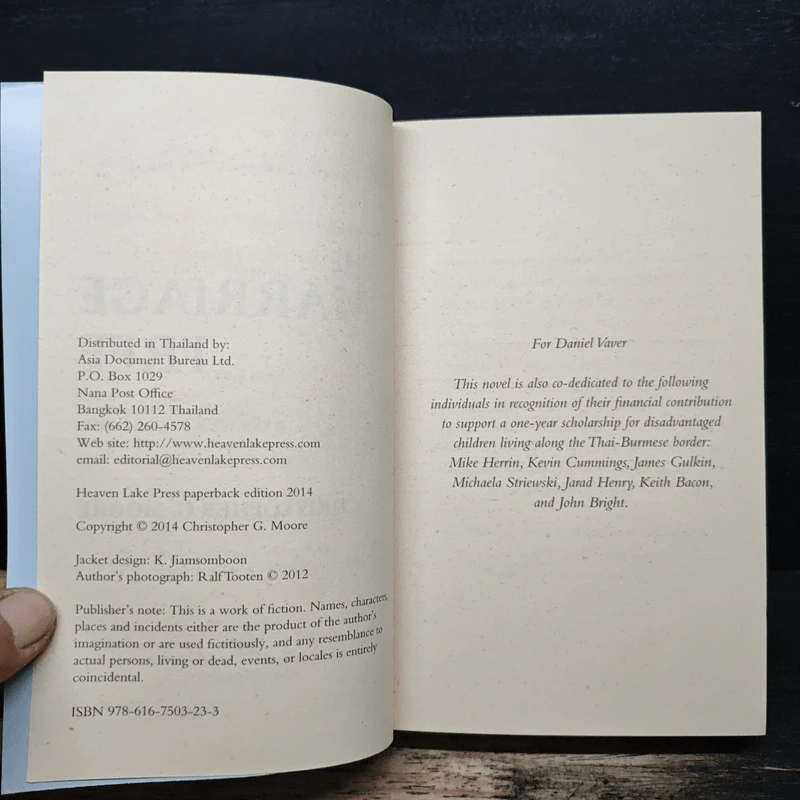 The Marriage Tree - Christopher G. Moore รูปที่ 6