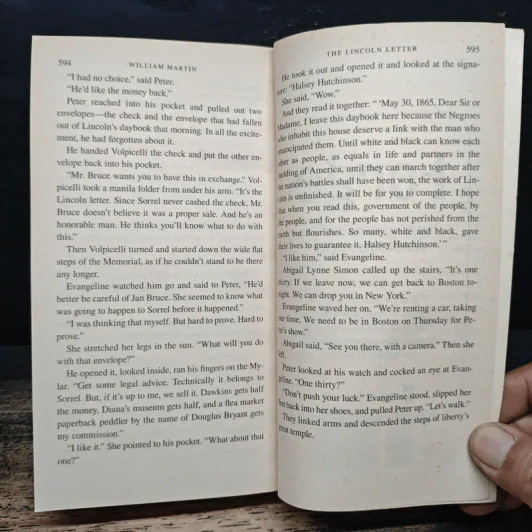 The Lincoln Letter - William Martin รูปที่ 8