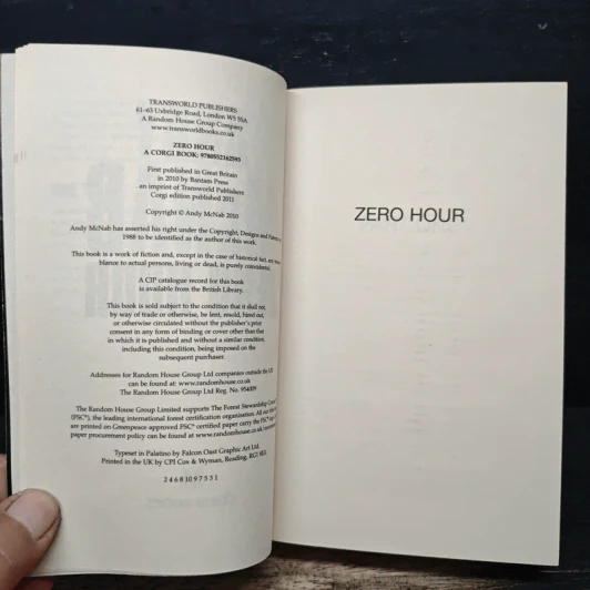 Zero Hour - Andy McNab รูปที่ 6