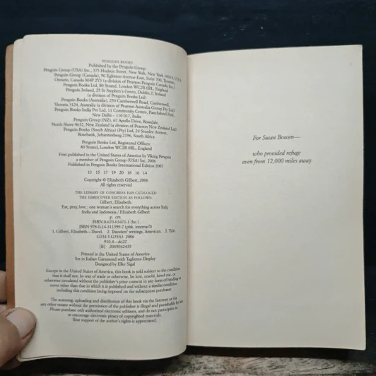 Eat, Pray, Love - Elizabeth Gilbert รูปที่ 6