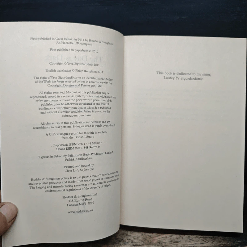 The Day is Dark - Yrsa Sigurdardottir รูปที่ 6