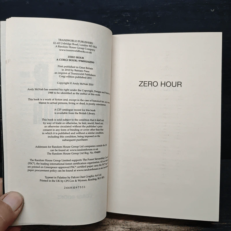 Zero Hour - Andy McNab รูปที่ 6