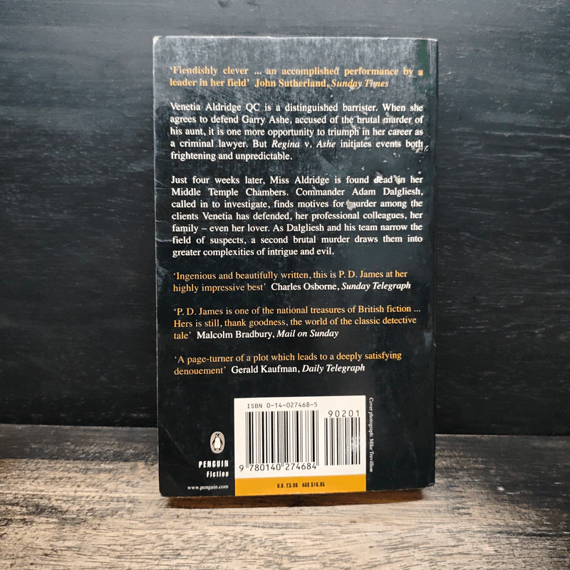 A Certain Justice - P.D. James รูปที่ 2