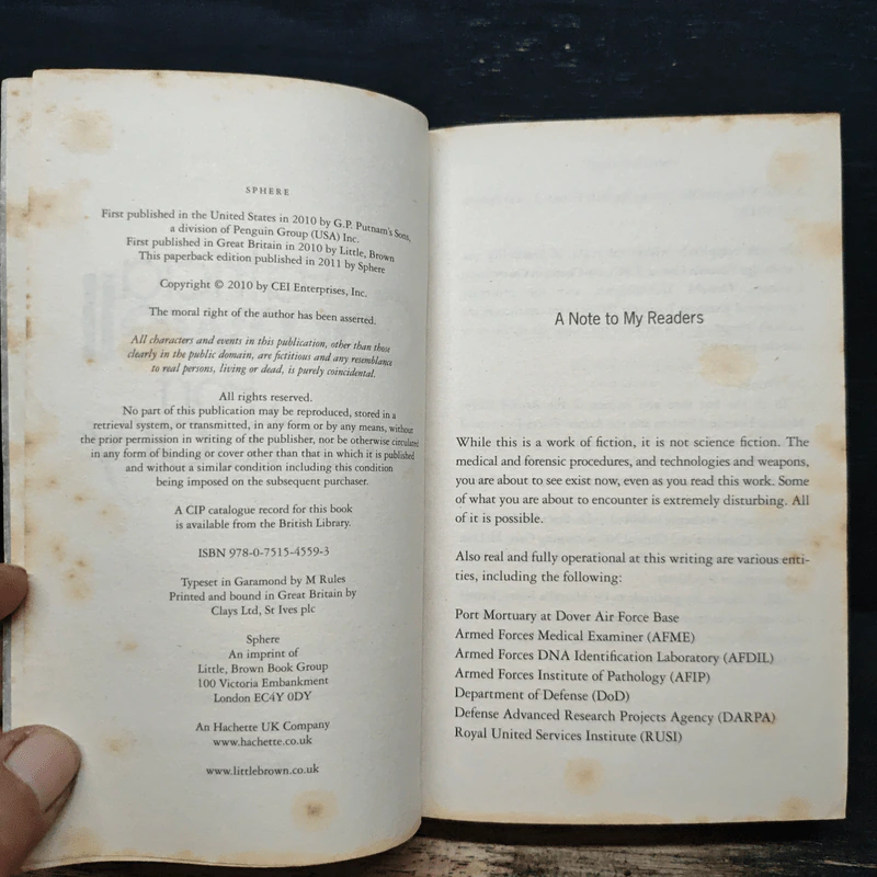 Port Mortuary - Patricia Cornwell รูปที่ 6