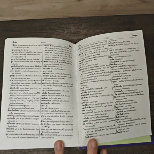 Standard Thai-English Dictionary พจนานุกรม ไทย-อังกฤษ ฉบับมาตรฐาน - เธียรชัย เอี่ยมวรเมธ รูปที่ 8