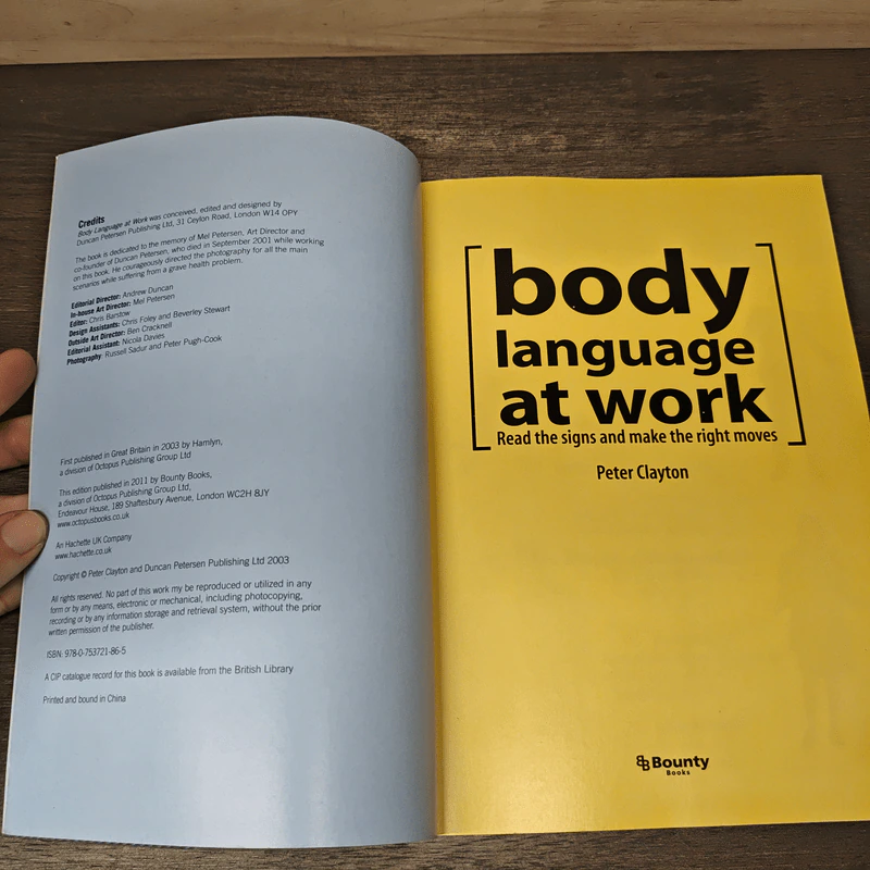 Body Language at Work - Peter Clayton รูปที่ 6