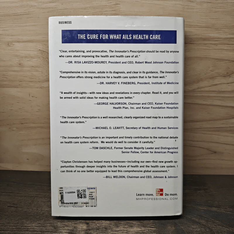 The Innovator's Prescription - Clayton M.Christensen, Jerome H. Grossman รูปที่ 5
