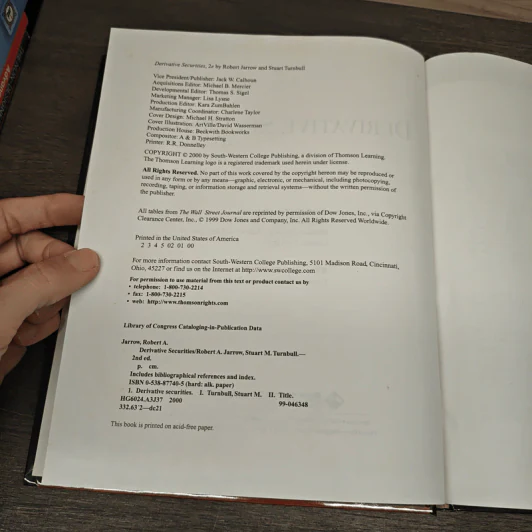 Derivative Securities - Robert A. Jarrow, Stuart M. Turnbull รูปที่ 6