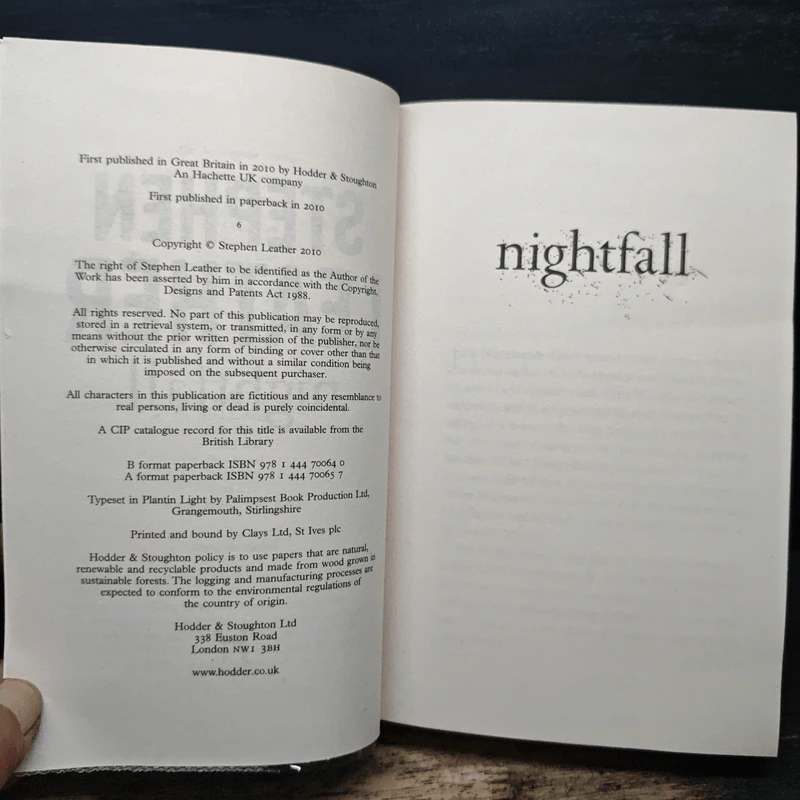 Nightfall - Stephen Leather รูปที่ 6