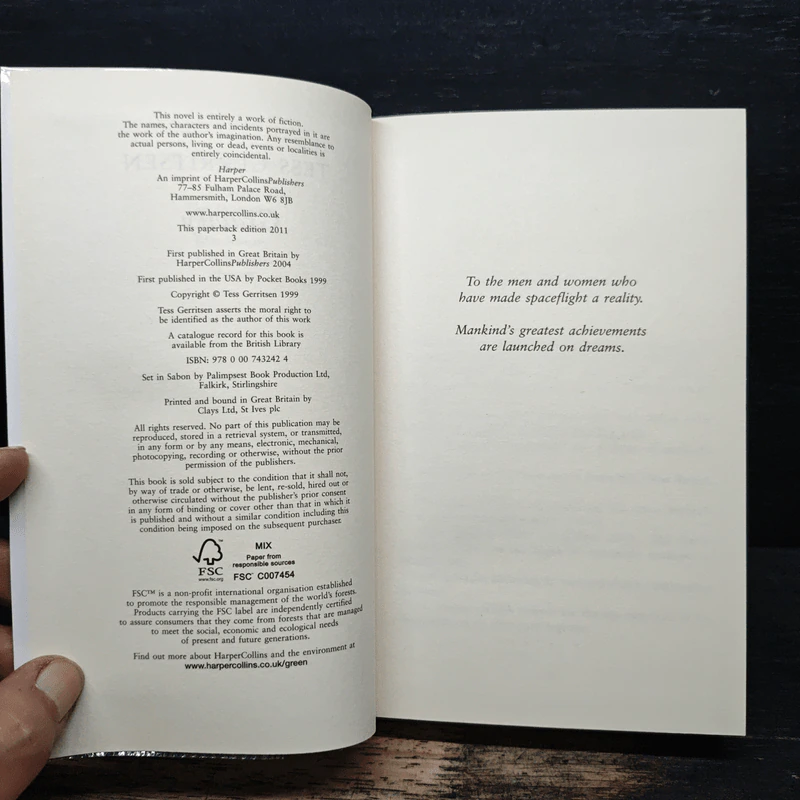 Gravity - Tess Gerritsen รูปที่ 6