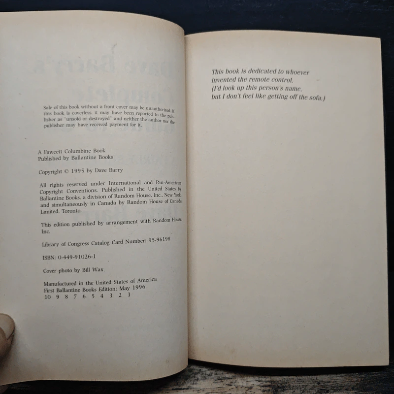 Dave Barry's Complete Guide to Guys รูปที่ 6