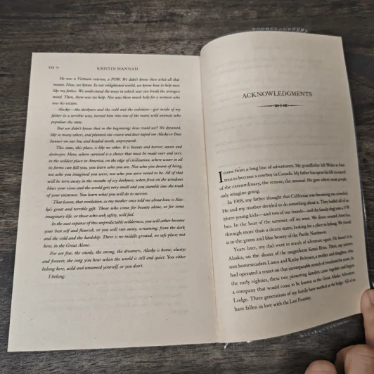 The Great Alone - Kristin Hannah รูปที่ 8
