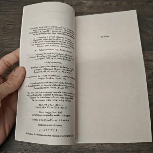 Serpentine - Jonathan Kellerman รูปที่ 6