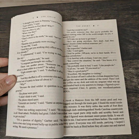 The Enemy - Lee Child รูปที่ 7