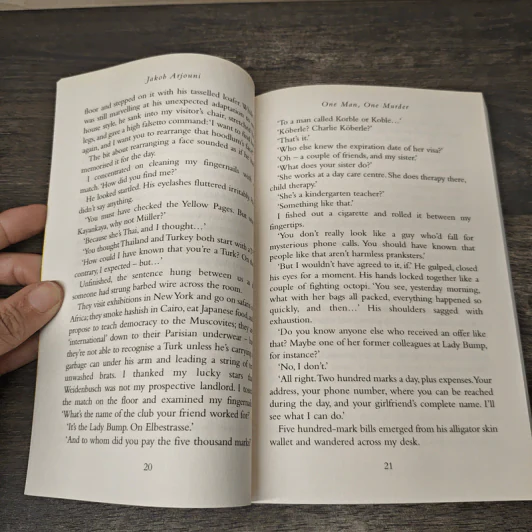 One Man, One Murder - Jakob Arjouni รูปที่ 7