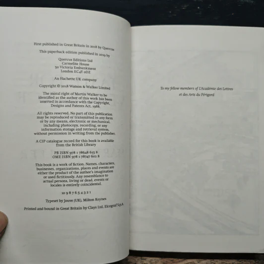 A Taste for Vengeance - Martin Walker รูปที่ 6