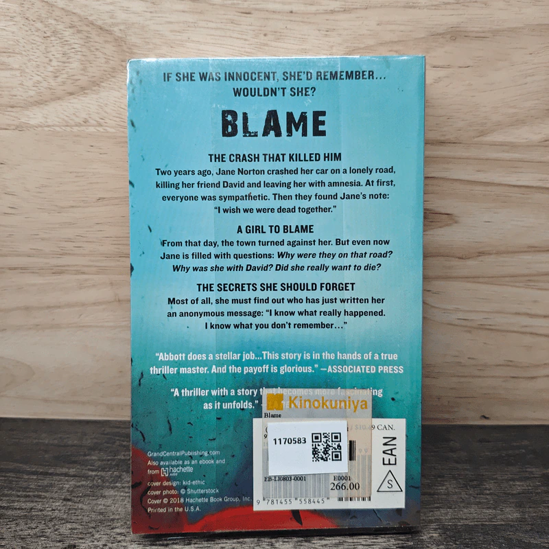 Blame - Jeff Abbott รูปที่ 5