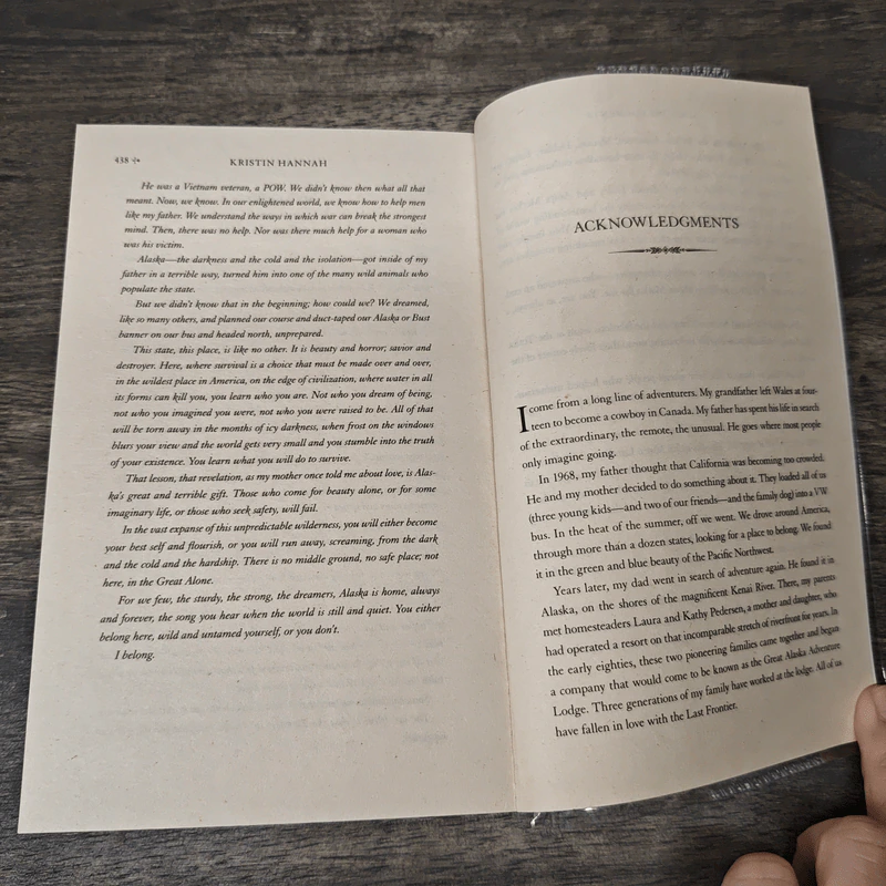 The Great Alone - Kristin Hannah รูปที่ 8