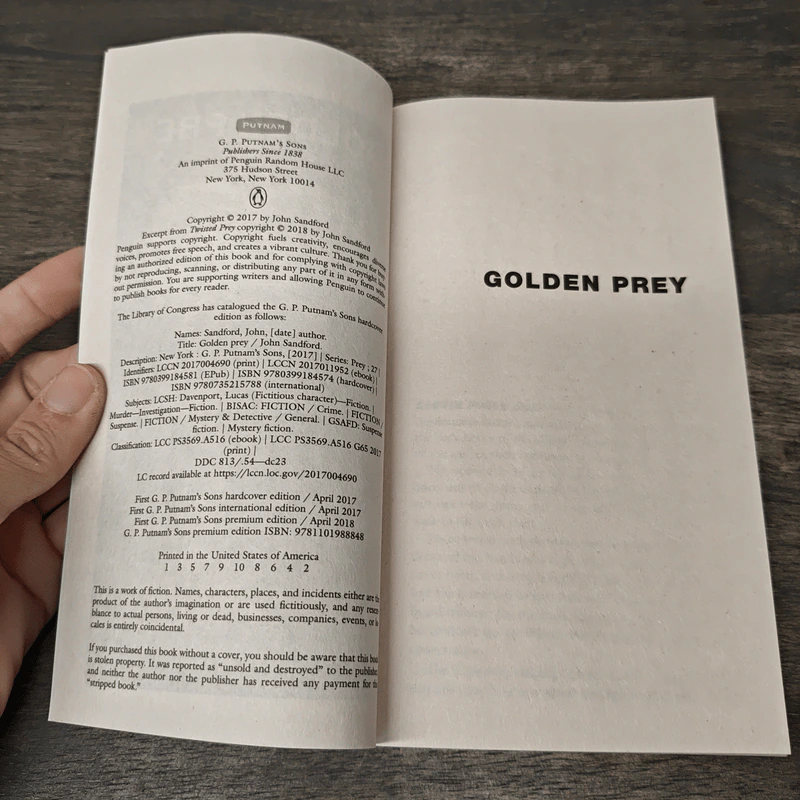 Golden Prey - John Sandford รูปที่ 6