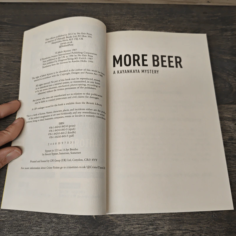 MORE BEER A KAYANKAYA MYSTERY - JAKOB ARJOUN รูปที่ 6