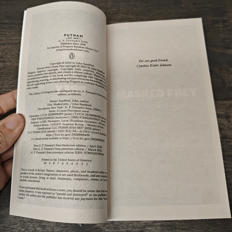 Masked Prey - John Sandford รูปที่ 6