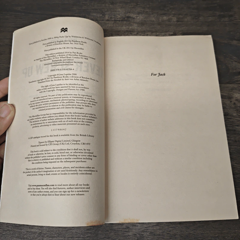 Never Screw Up - Jens Lapidus รูปที่ 6