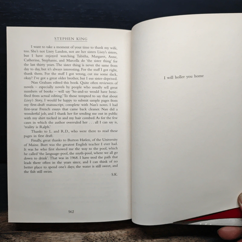 Lisey's Story - Stephen King รูปที่ 8