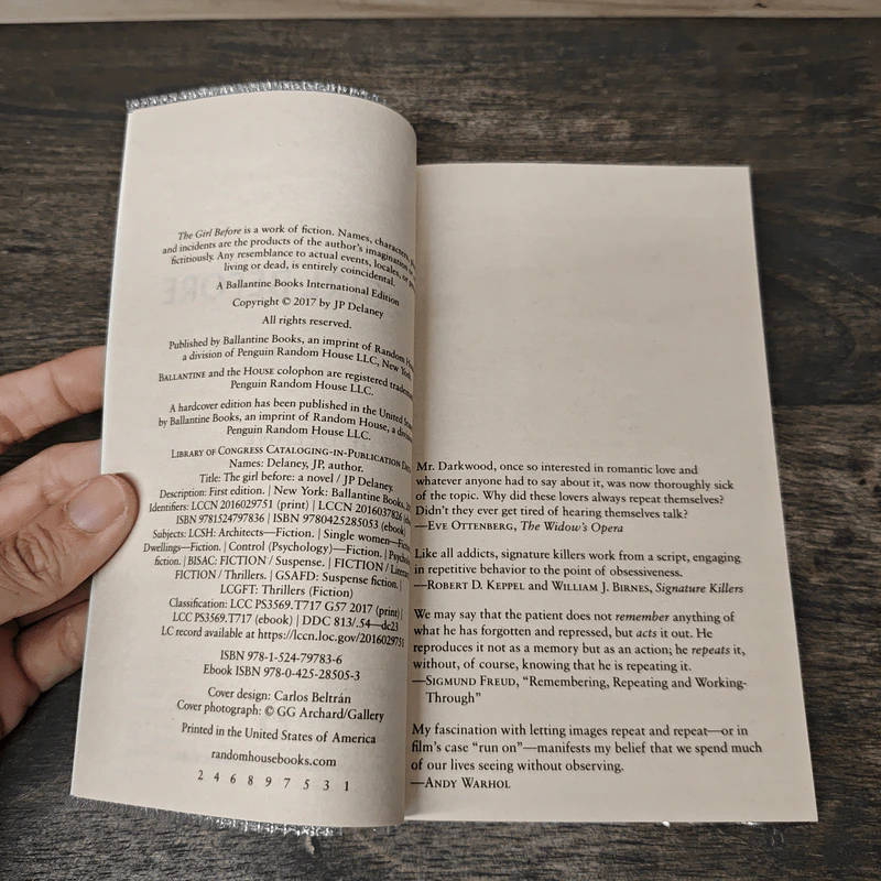The Girl Before - J.P. Delaney รูปที่ 6