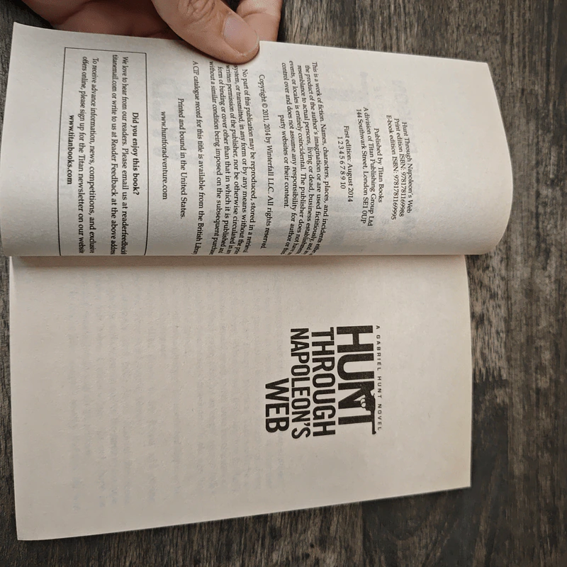 Hunt Through Napoleon's Web - Raymond Benson รูปที่ 6