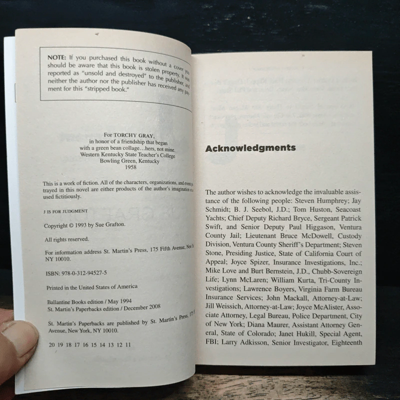 J is for Judgment - Sue Grafton รูปที่ 6