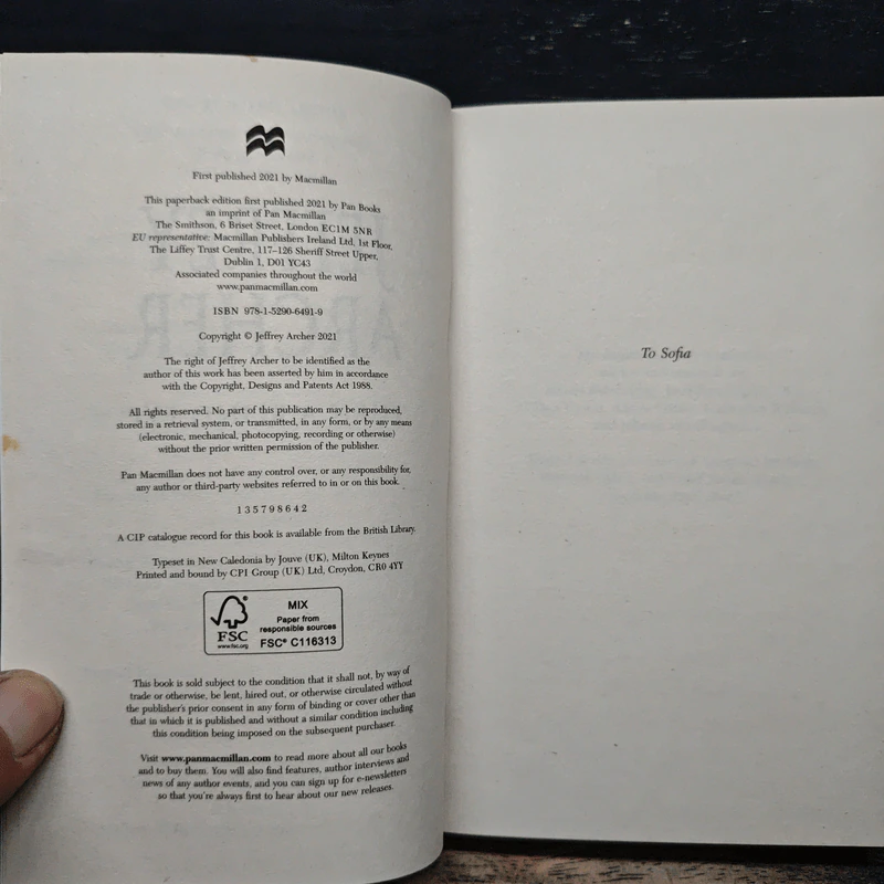 Turn a Blind Eye - Jeffrey Archer รูปที่ 6
