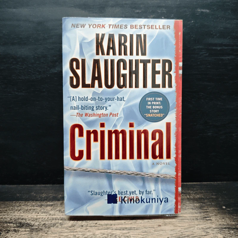 Criminal - Karin Slaughter รูปที่ 1