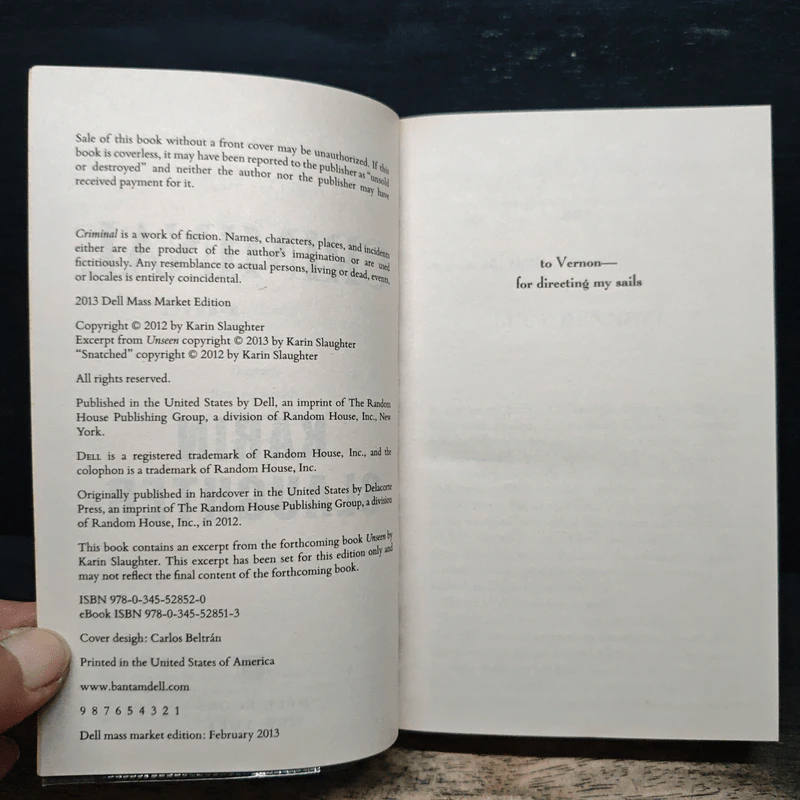 Criminal - Karin Slaughter รูปที่ 6