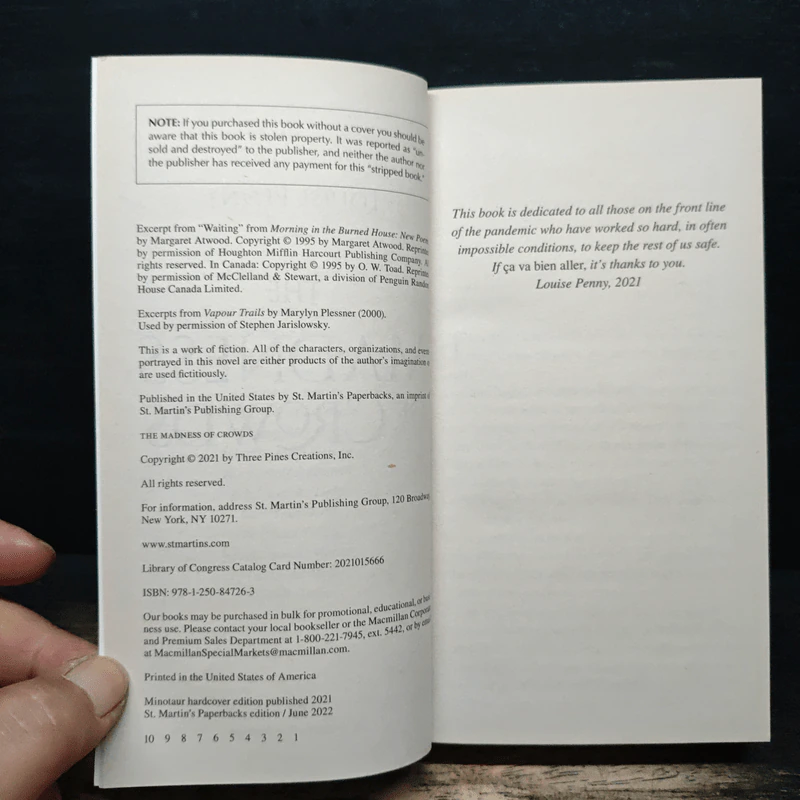 The Madness of Crowds - Louise Penny รูปที่ 6