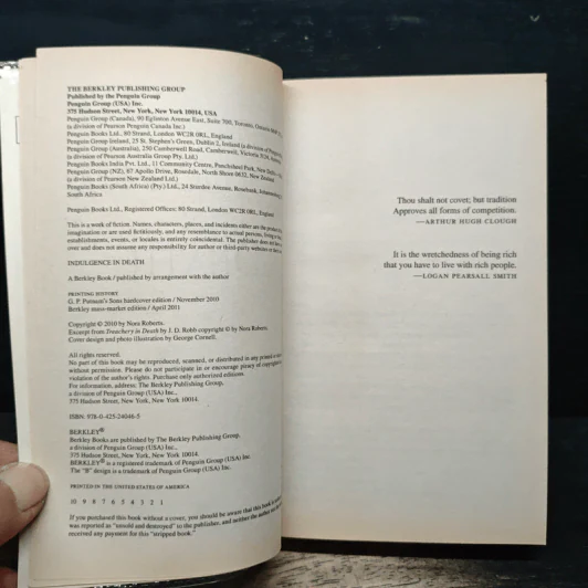 Indulgence In Death - J.D.Robb รูปที่ 6