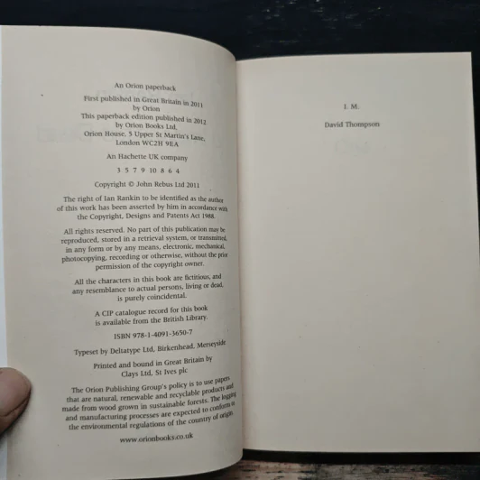 The Impossible Dead - Ian Rankin รูปที่ 6
