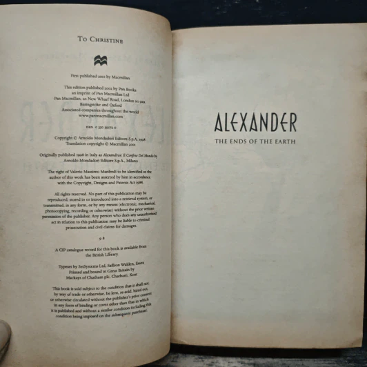 Alexander: The Ends Of The Earth - Valerio Massimo Manfredi รูปที่ 6