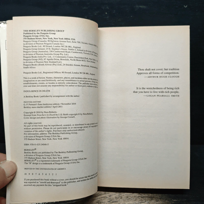 Indulgence In Death - J.D.Robb รูปที่ 6