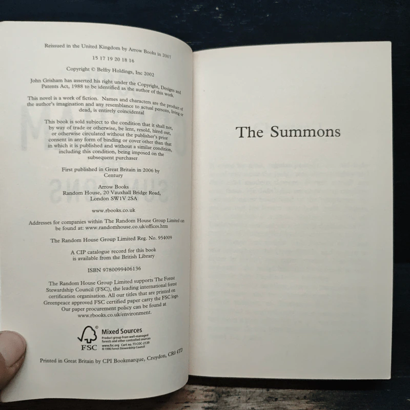 The Summons - John Grisham รูปที่ 6
