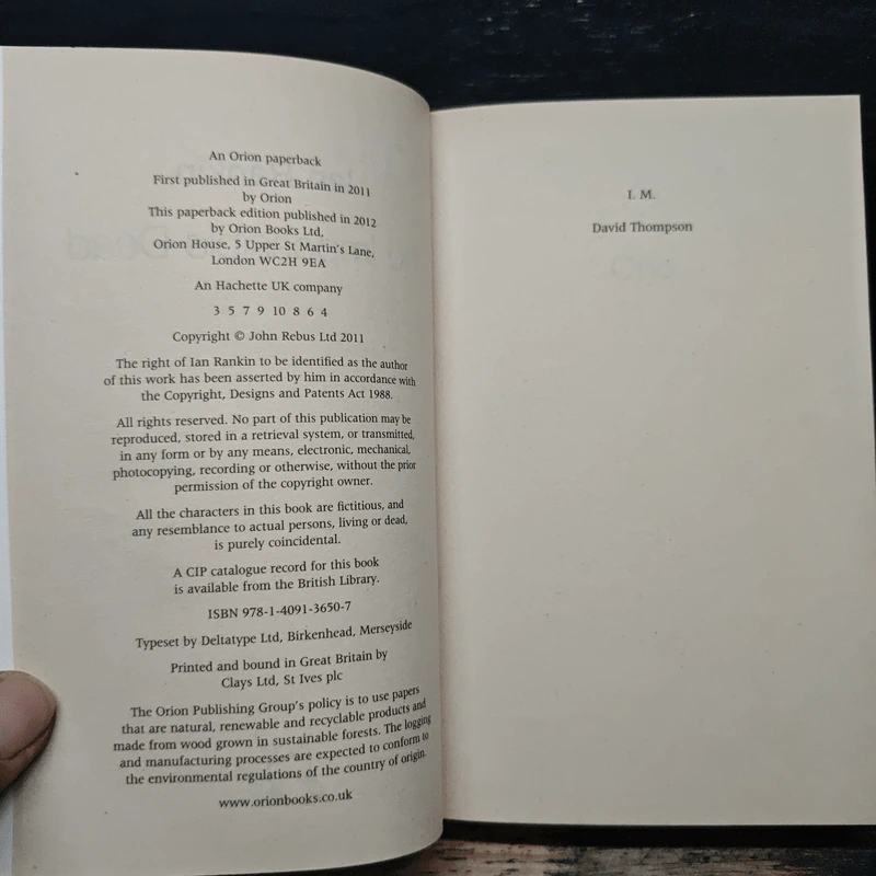 The Impossible Dead - Ian Rankin รูปที่ 6
