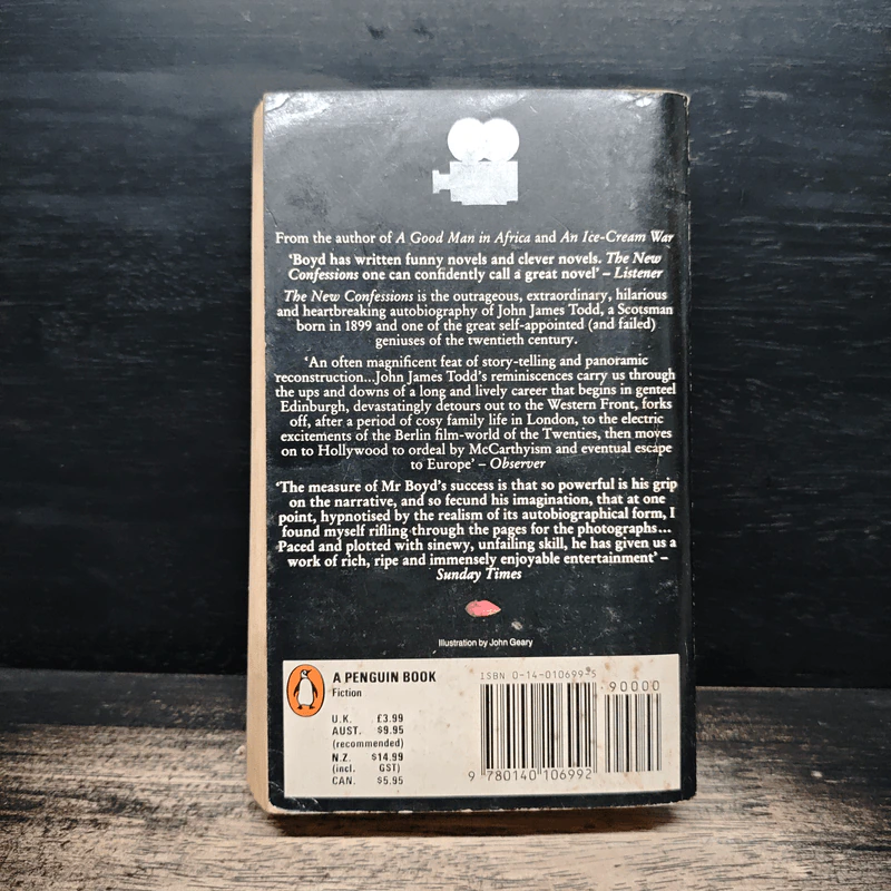 The New Confessions - William Boyd รูปที่ 2