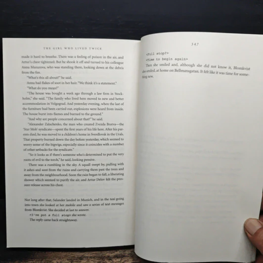 The Girl Who Lived Twice - David Lagercrantz รูปที่ 8