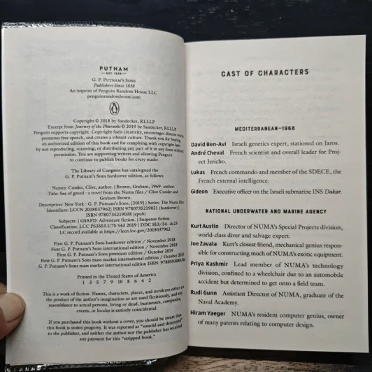Sea of Greed - Clive Cussler, Graham Brown รูปที่ 6