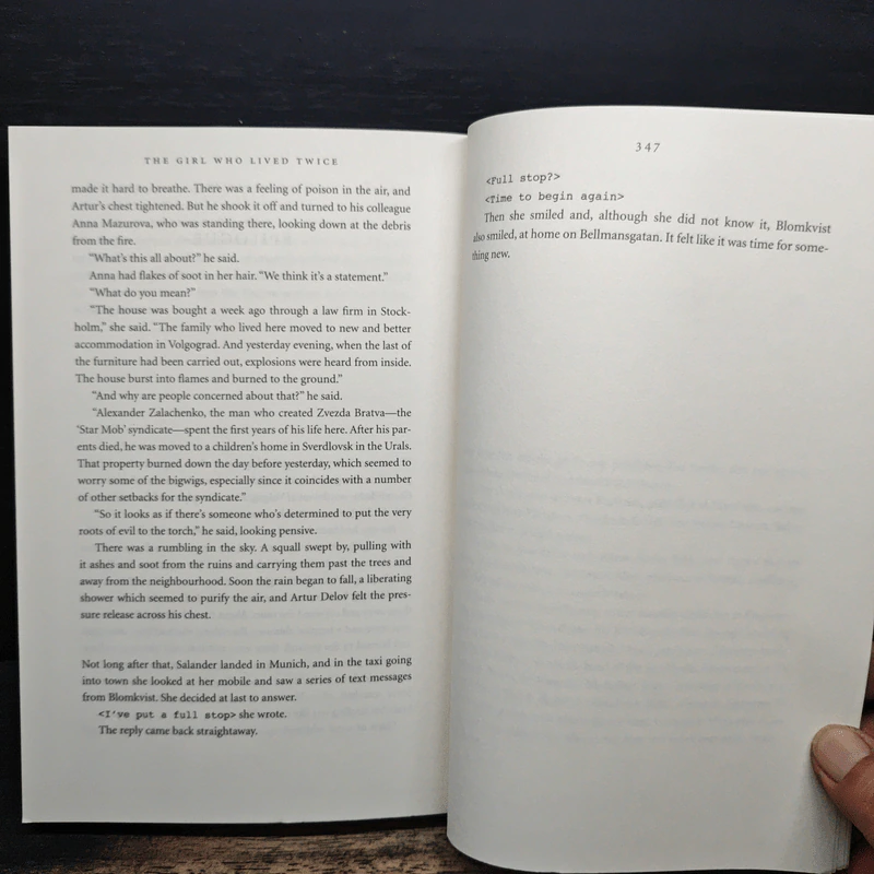 The Girl Who Lived Twice - David Lagercrantz รูปที่ 8