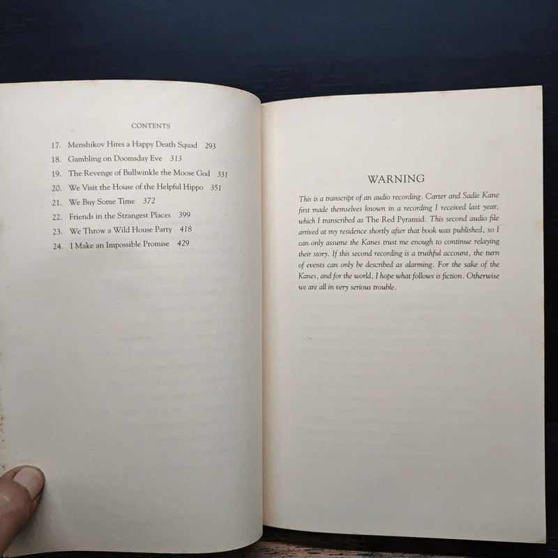 The Throne of Fire - Rick Riordan รูปที่ 8