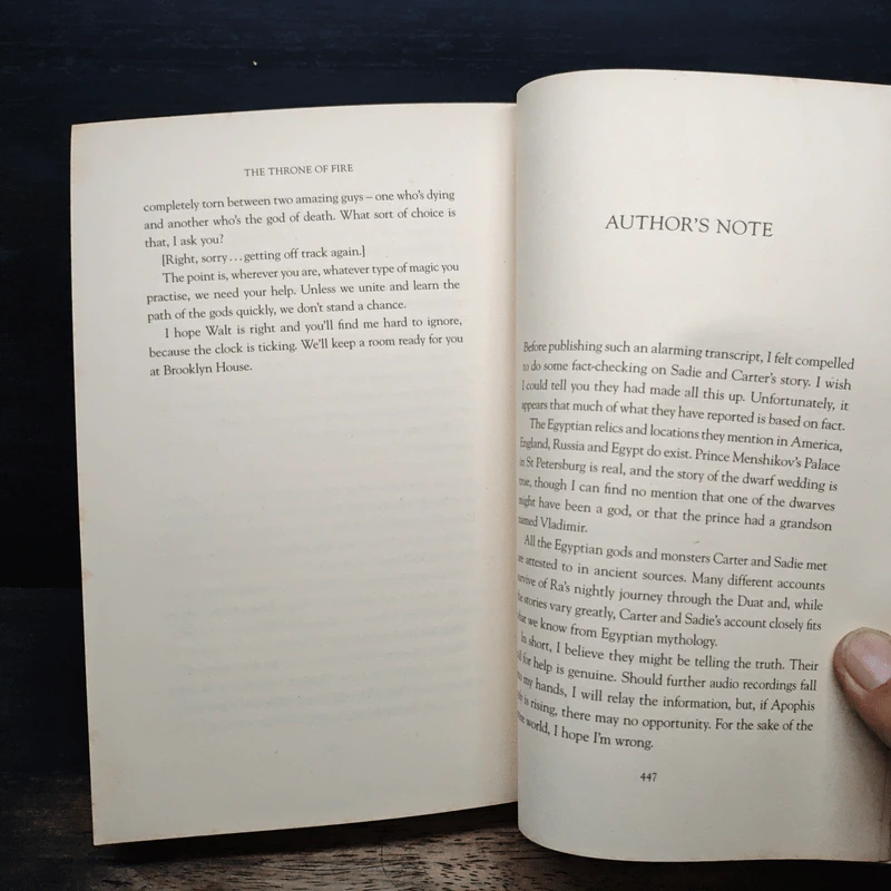 The Throne of Fire - Rick Riordan รูปที่ 10