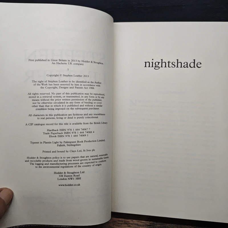 Nightshade - Stephen Leather รูปที่ 6