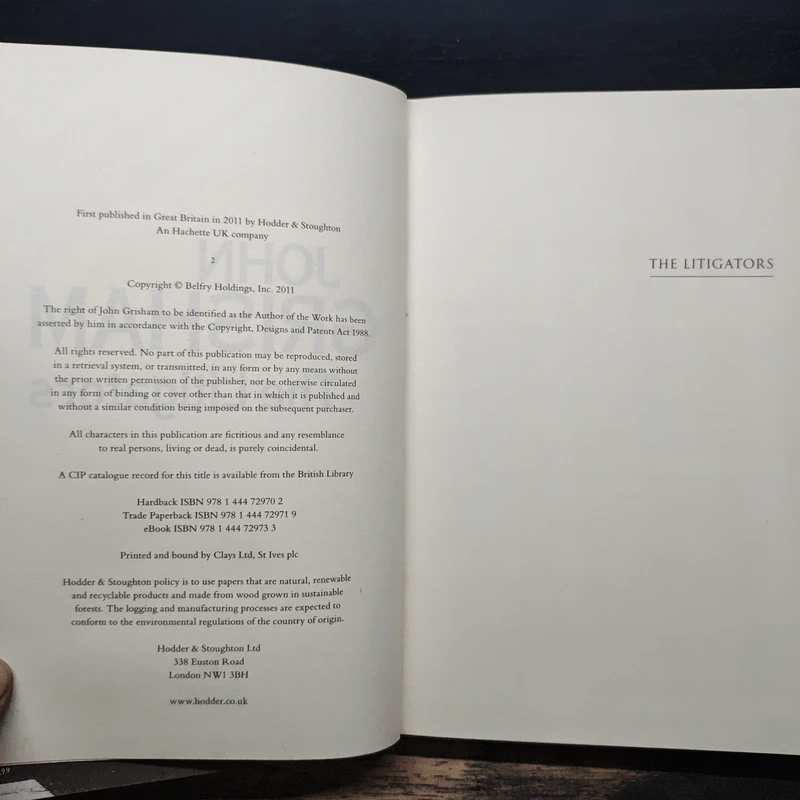 The Litigators - John Grisham รูปที่ 6